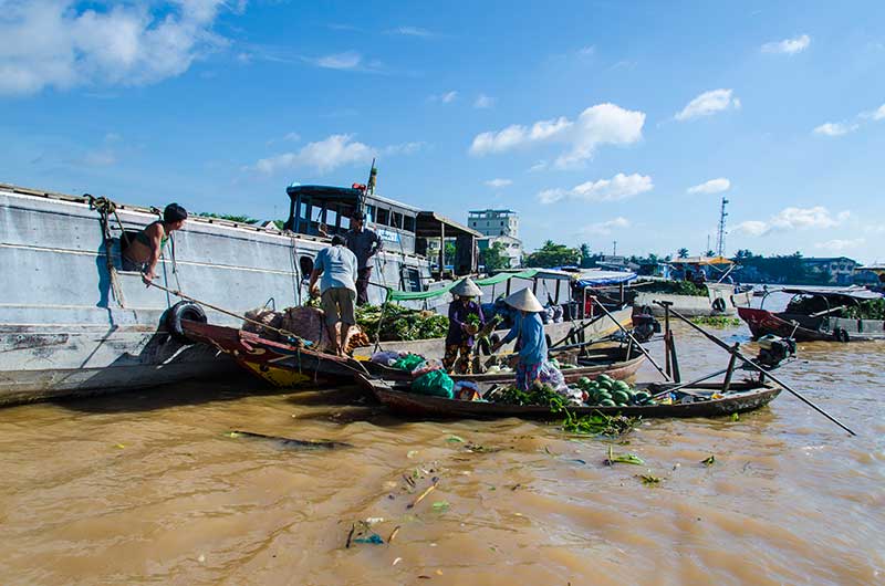 75 - Vietnam - delta del Mekong - mercado flotante de Cai Be